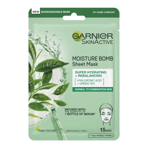 1 Green Tea Sheet Mask Packshot